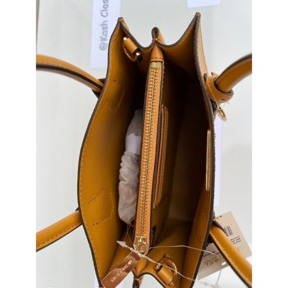 Michael Kors mercer messenger bag medium crossbody purse marigold - Picture 8 of 10